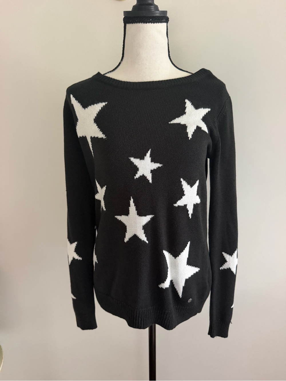 Adidas NEO Black Star-Print Sweater - Picture 3 of 13